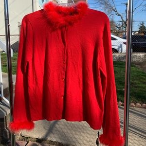 💚💚 Beautiful vintage holiday cardigan